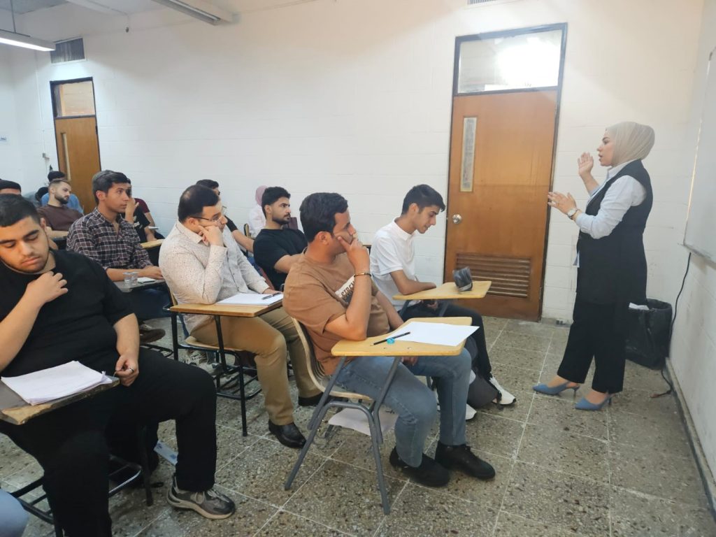 قسم الهندسة الميكانيكية ينظم محاضرة توعوية حول الإدمان الإلكتروني