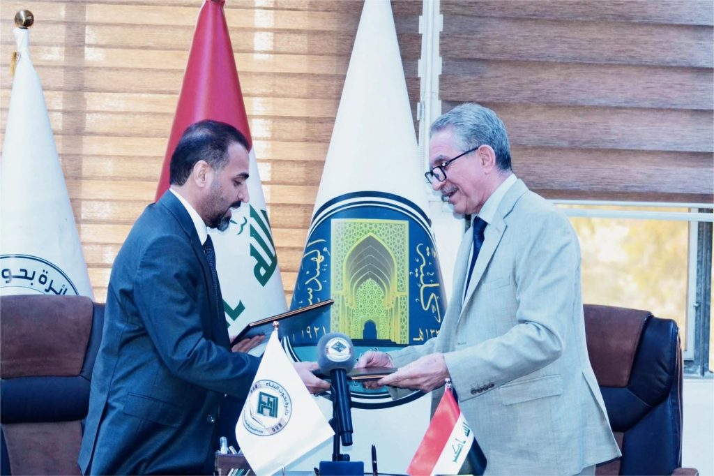 هندسة بغداد توقع اتفاقية تعاون مشترك مع وزارة الإعمار والإسكان