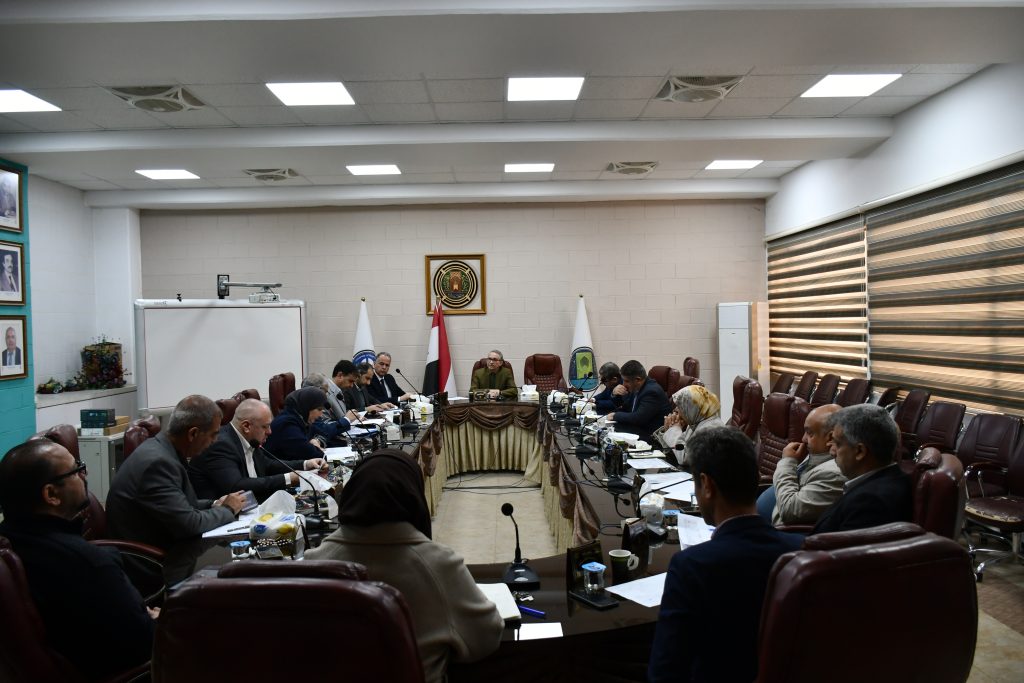 كلية الهندسة – جامعة بغداد تعقد جلستها الثامنة للعام الدراسي 2025–2026