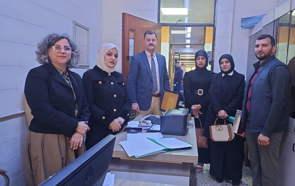 وفد حقوق الإنسان بجامعة بغداد يزور كلية الهندسة لتعزيز التعاون الأكاديمي