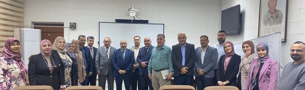 قسم الهندسة المساحة في جامعة بغداد يكرم تدريسيين بمناسبة إحالتهما إلى التقاعد