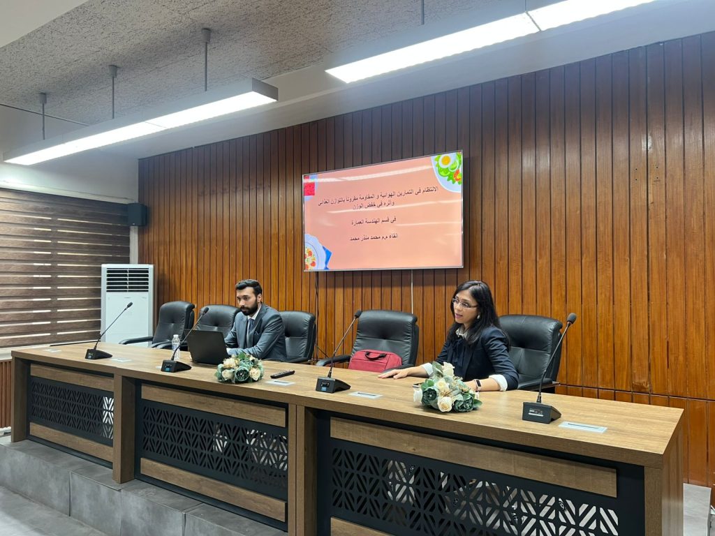 هندسة العمارة في جامعة بغداد تنظم ورشة عن التوازن الغذائي وأثر التمارين الرياضية في خفض الوزن
