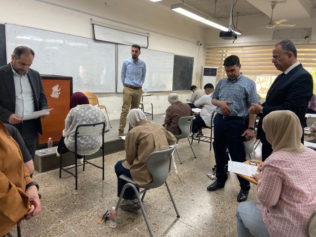 انطلاق الامتحانات النهائية للدراسات العليا في كلية الهندسة – جامعة بغداد وسط تنظيم عالٍ
