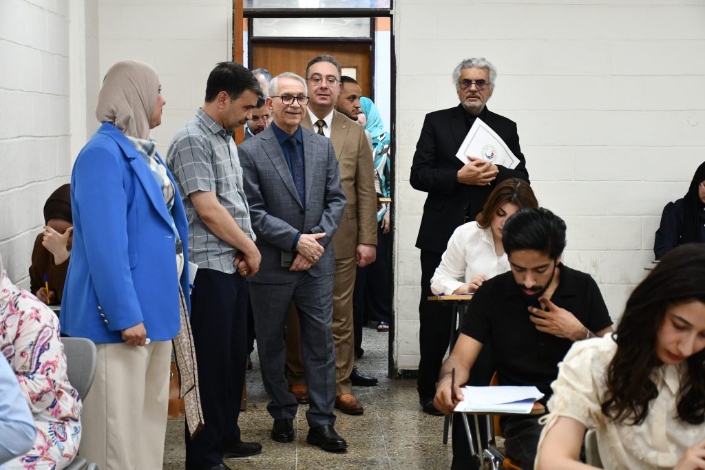 هندسة بغداد تُجري الامتحان التنافسي للدراسات العليا وسط متابعة وزارية وتنظيم متكامل