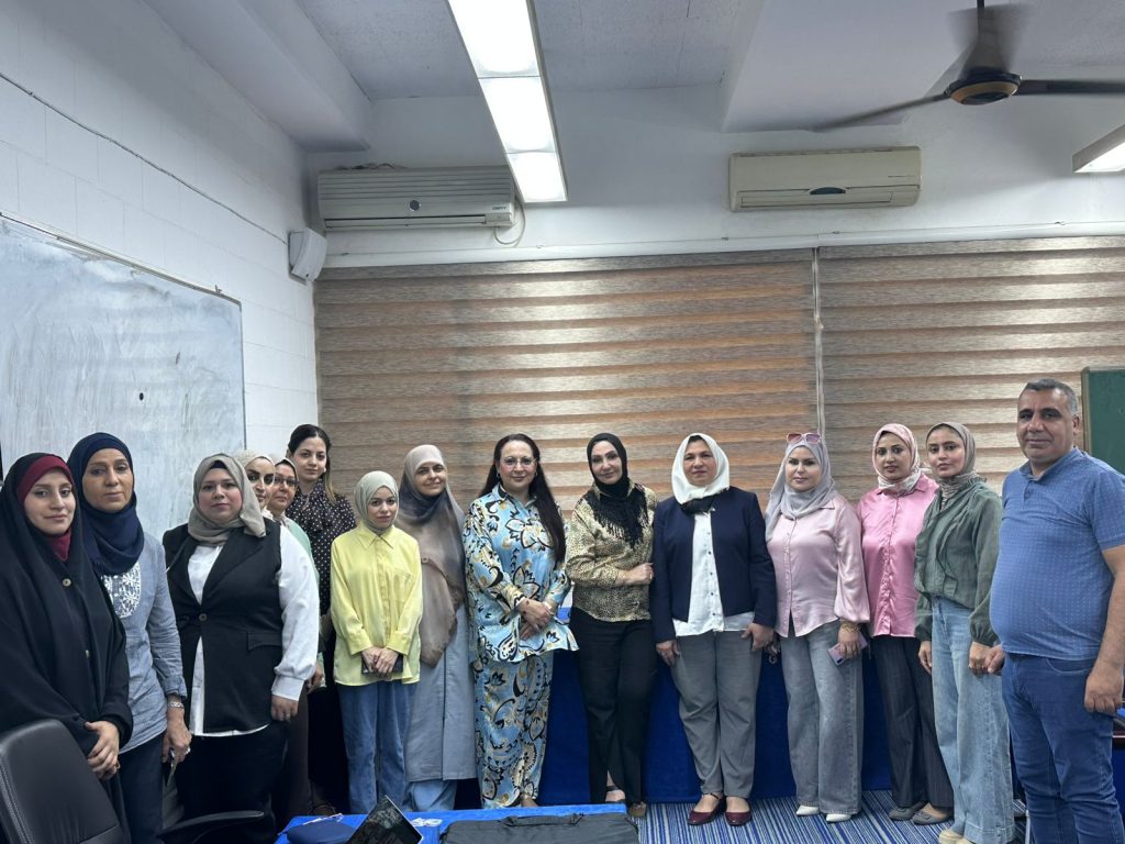 وحدة شؤون المرأة في كلية الهندسة – جامعة بغداد تنظم دورة تدريبية حول استراتيجيات الدفاع المدني وإدارة الحوادث