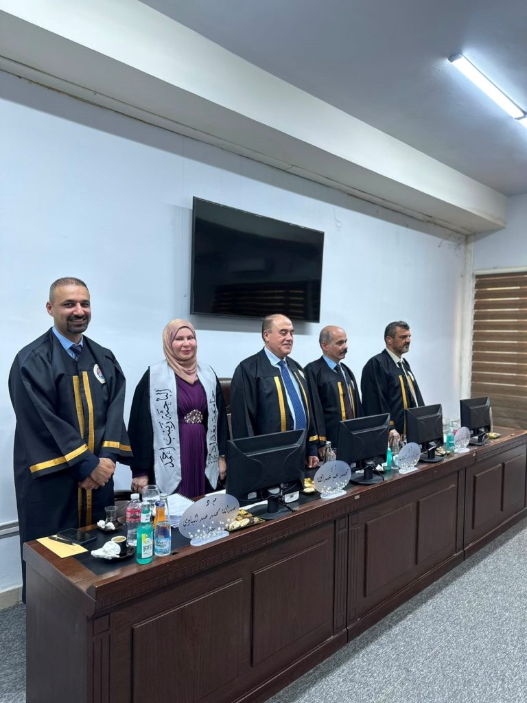 هندسة بغداد تناقش رسالة ماجستير حول استراتيجية متوازية لتوليد مصفوفات التغطية الترتيبية
